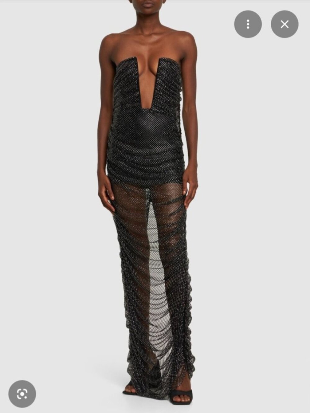 Giuseppe di Morabito Embellished Mesh Dress